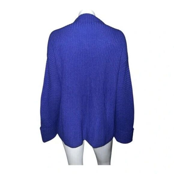 Athleta Oversized Azalea Sweater Noble Blue Oversized Small NWOT - Picture 7 of 11